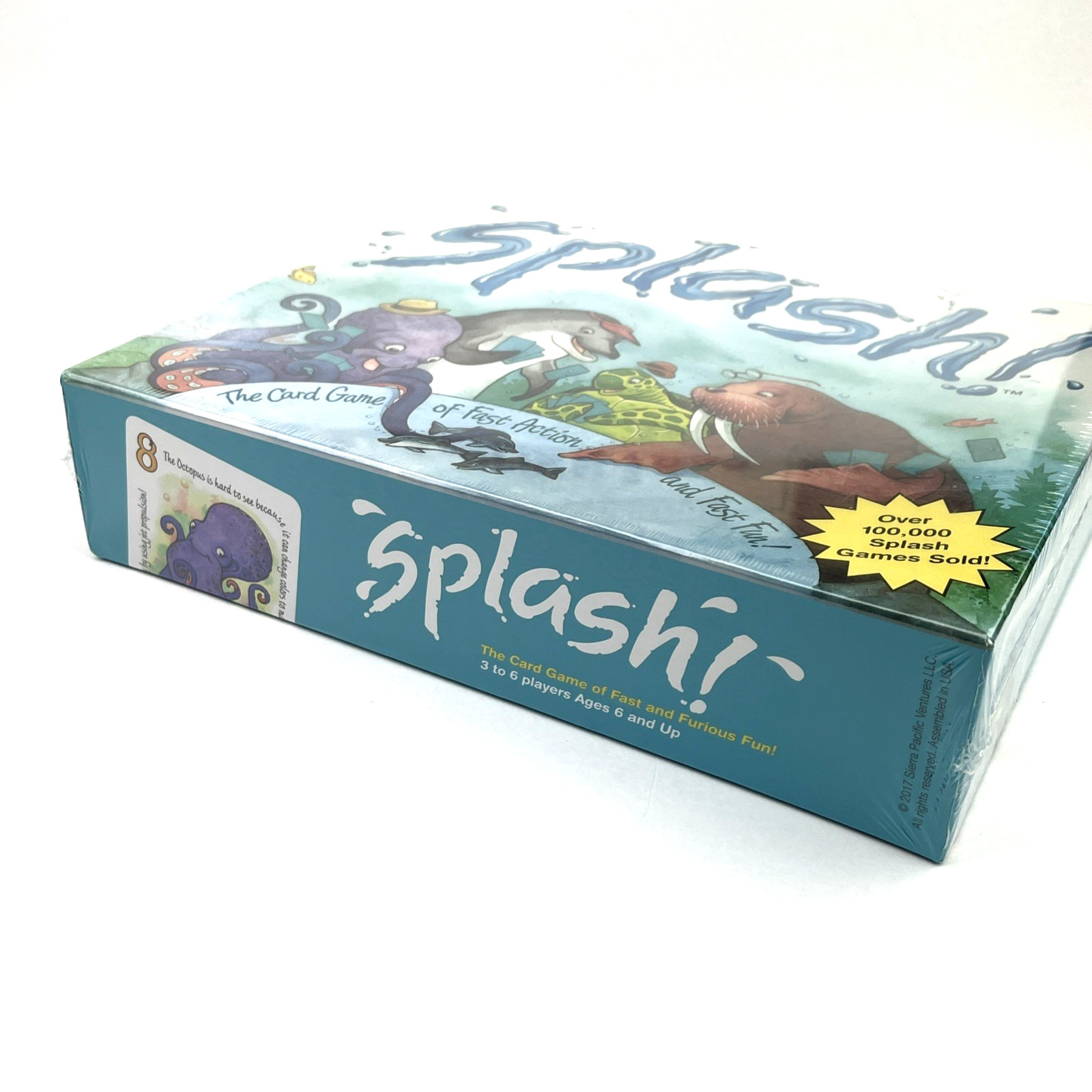 2017 SPLASH! Dolphins Children’s Family Card Game Ages 6+ NEW SEALED Damaged