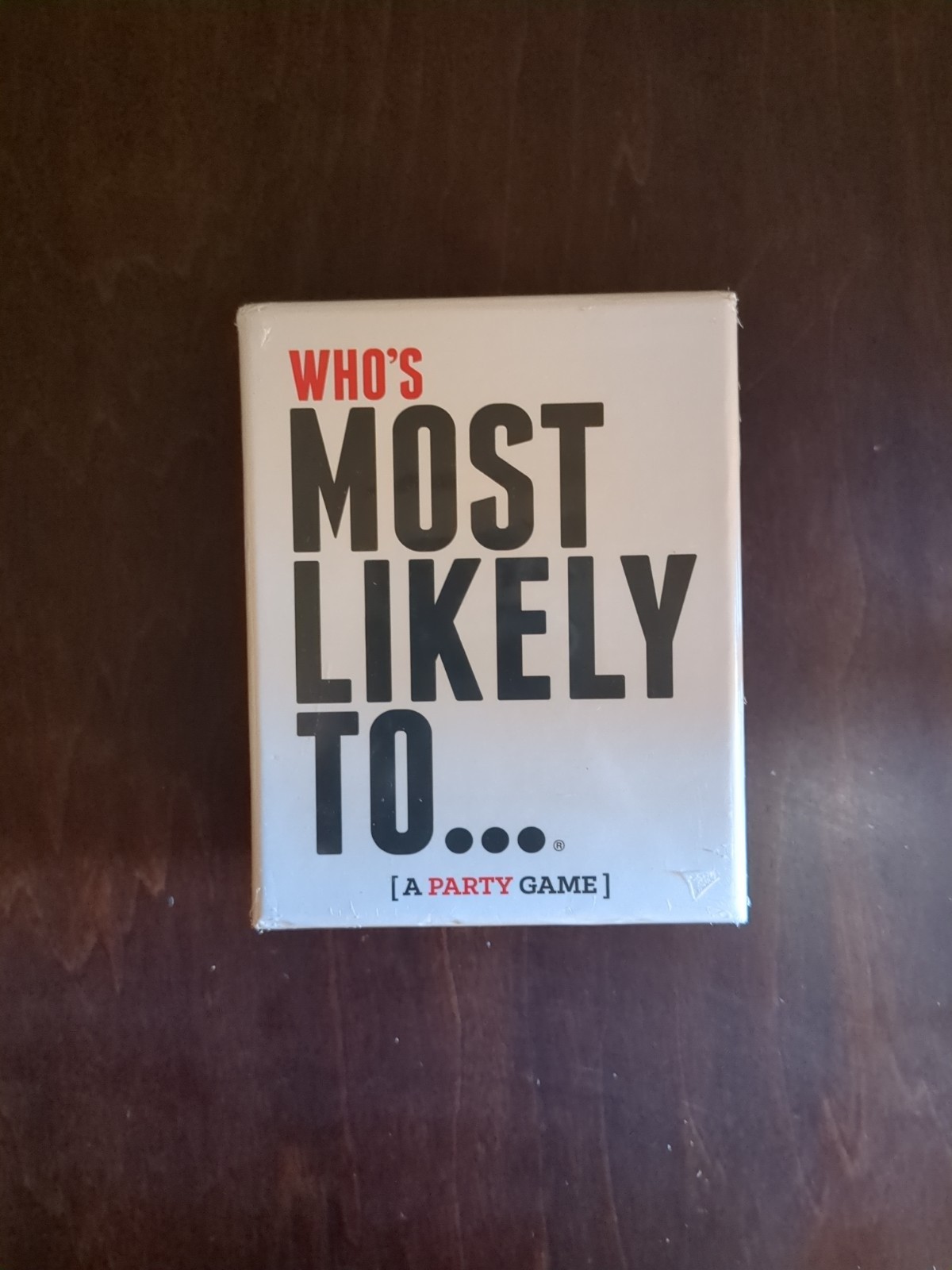 Party Game Who’s Most Likely To DSS Games Adult Card Voting Group Question New