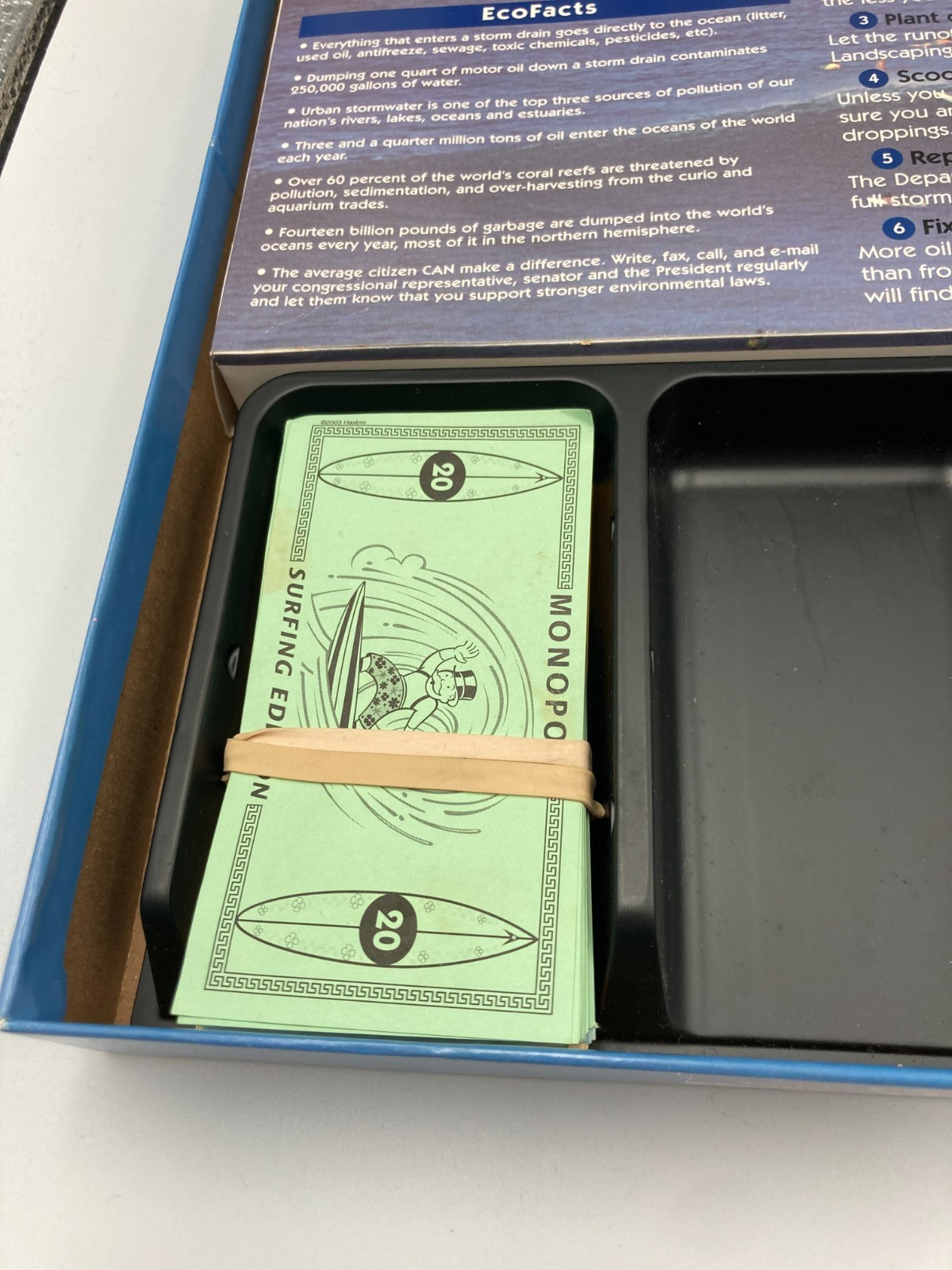 Monopoly Game Surfing Edition 2003 Parker Brothers Hasbro