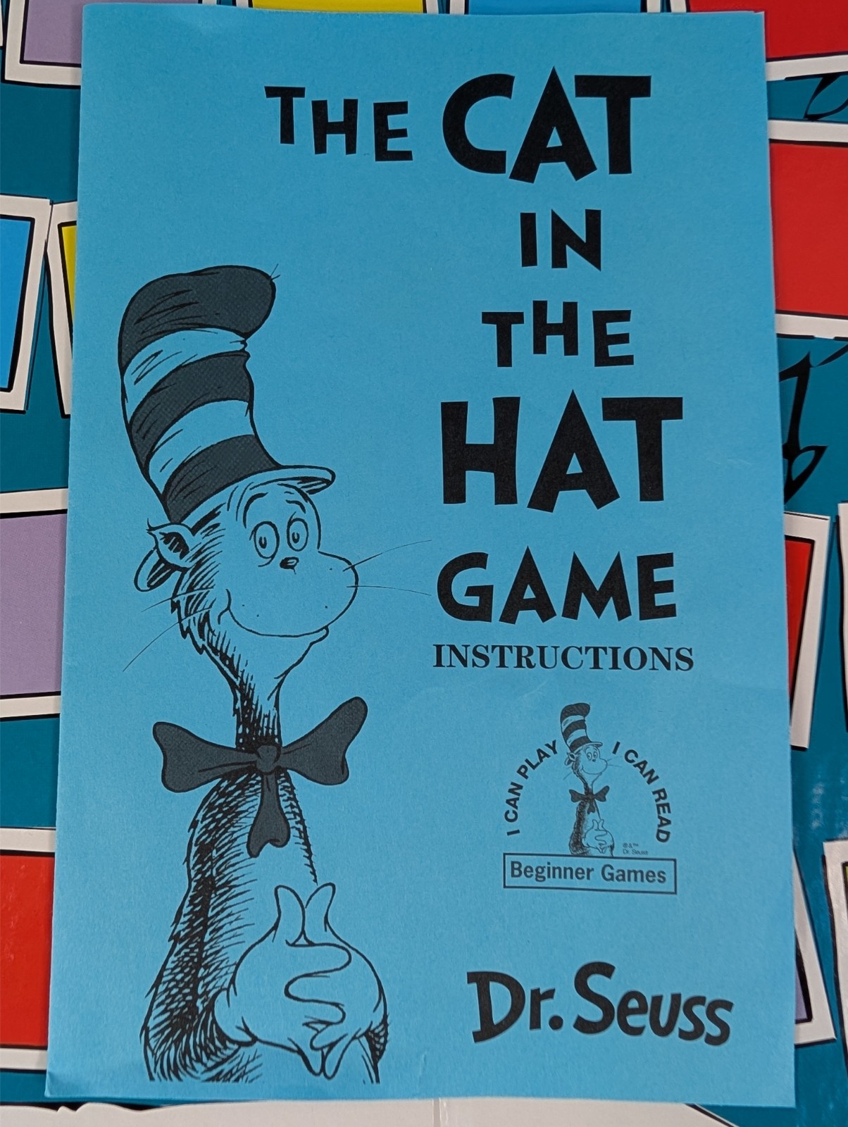 The Cat In The Hat Board Game Vintage 1996 FUN-IN-A-BOX-Per the Cat! Pre-Owned