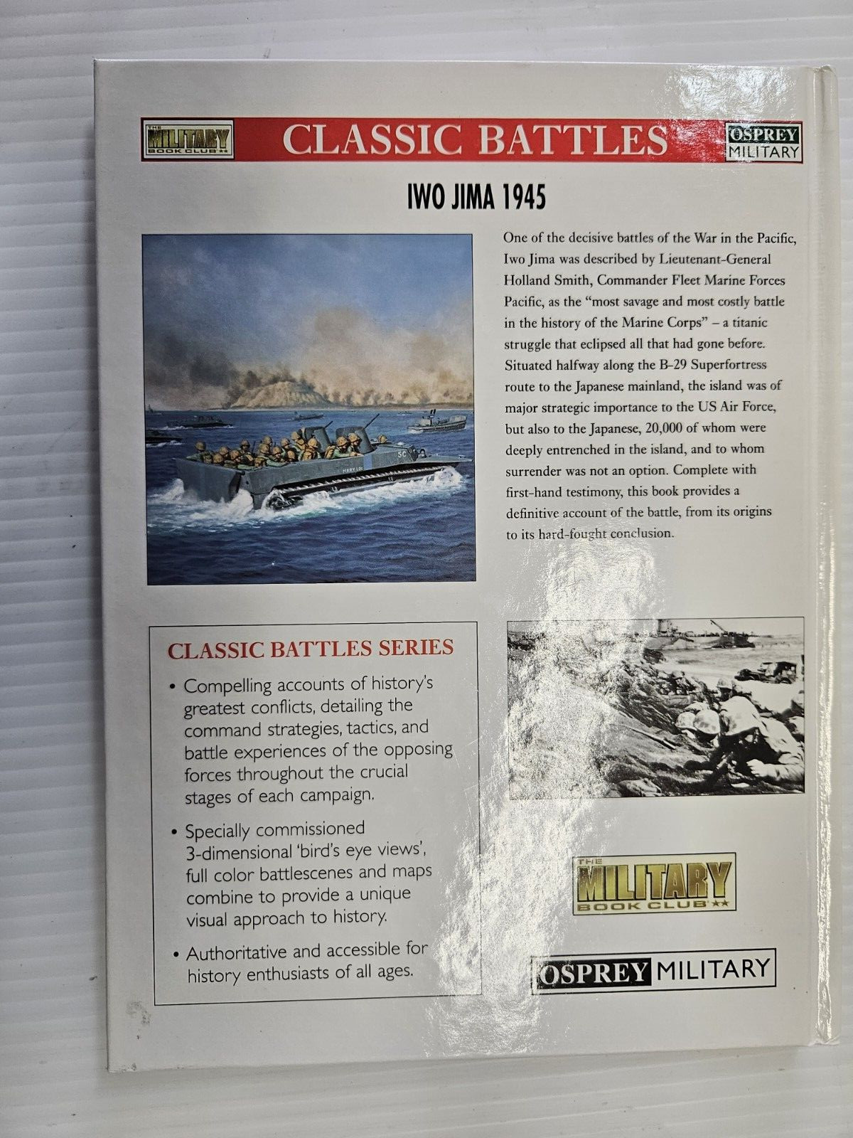 Iwo Jima 1945 The Marines Raise the Flag USED Osprey Publishing hardback