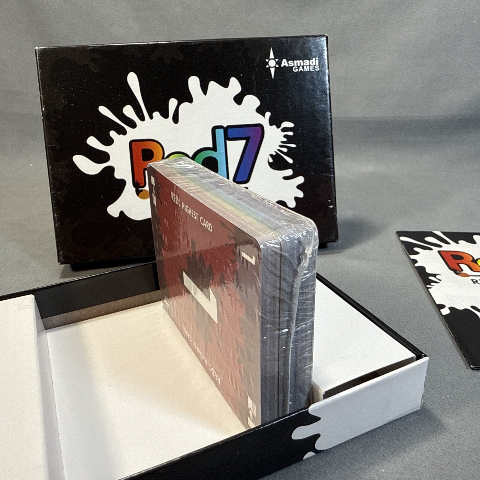 Red7 Strategy Card Game 2015, Asmadi Games, 2-4 9+ Out of Print – New Open Box