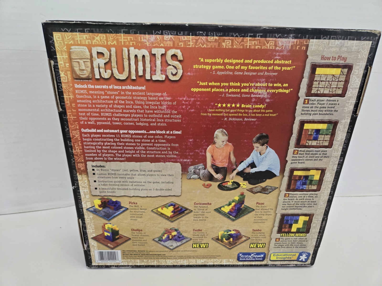 2006 Rumis Educational Insights Strategy Game Complete FREE SHIPPING