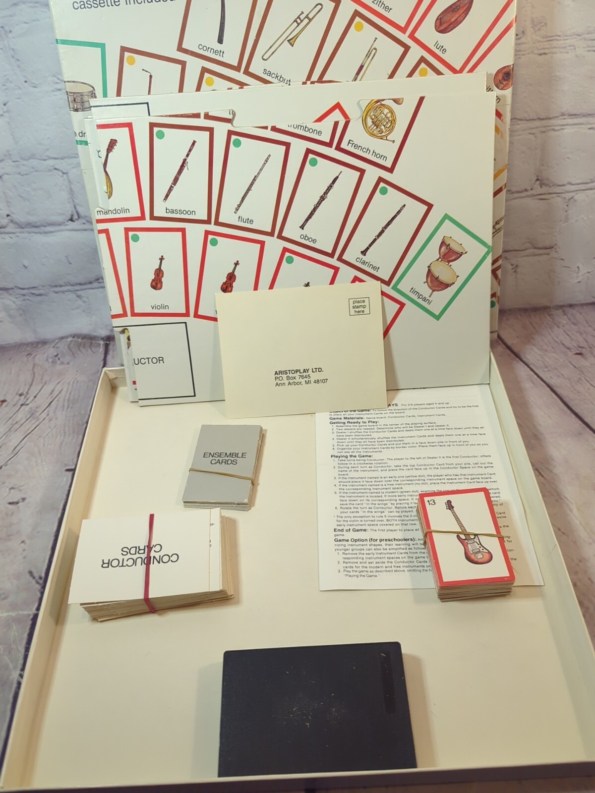 vintage 1982 Music Maestro Board Game by Aristoplay 100 % Complete