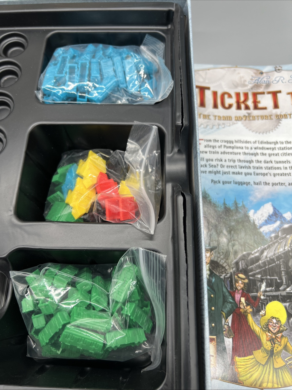 Ticket to Ride Europe Board Game by Days of Wonder Never Used