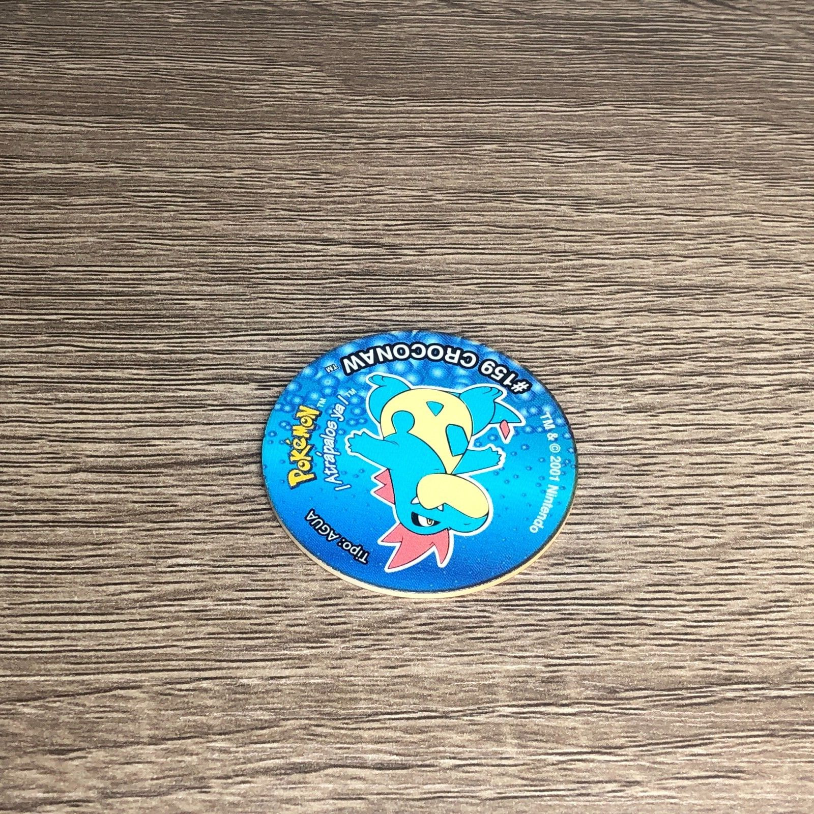 Pokemon Pogs Croconaw Tazos Sabritas Taps Mexico Nintendo Tazo 2001 Collectable
