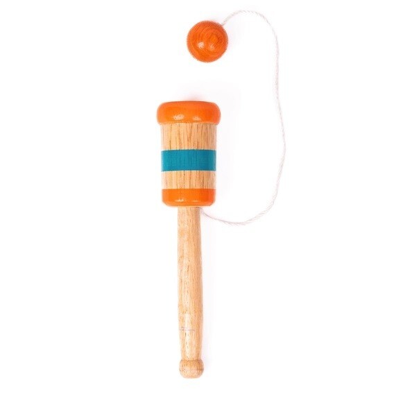Neato! Wooden Catch Ball, Retro Toys – No Batteries Required!
