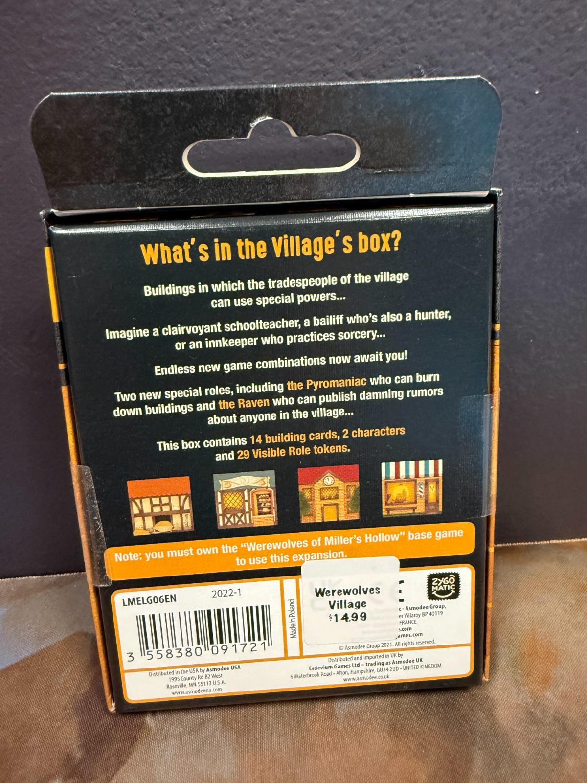 *BRAND NEW IN BOX* Werewolves of Miller’s Hollow – The Village Expansion