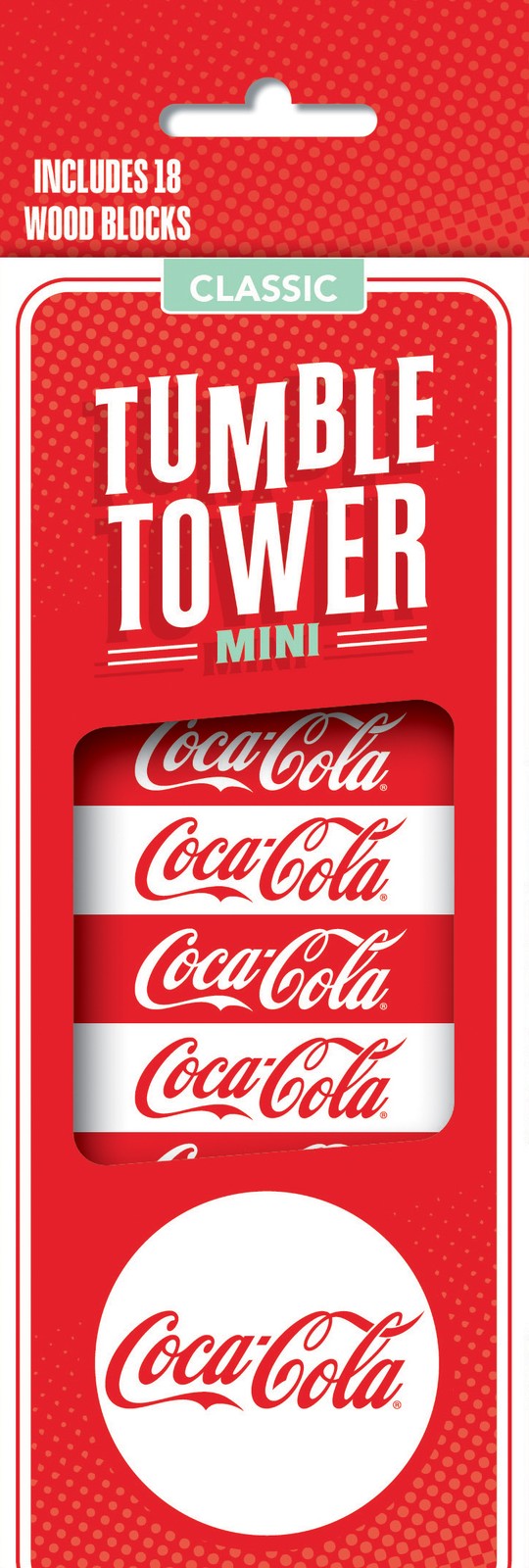 MasterPieces – Coca-Cola – Officially Licensed Mini Tumble Tower Game