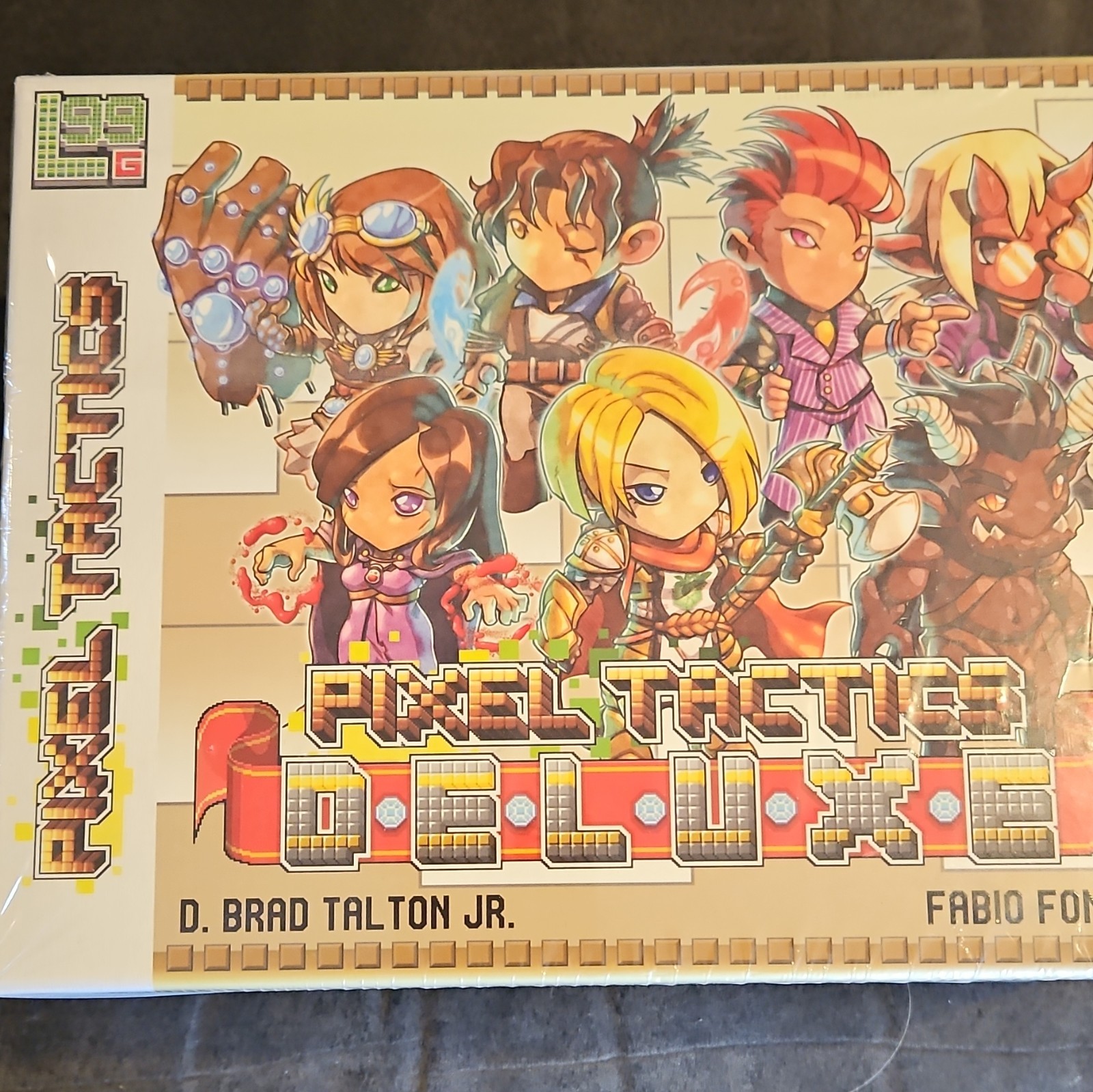 Level 99 Games Pixel Tactics Deluxe Strategy Board Game HD Leader Cards Minipak