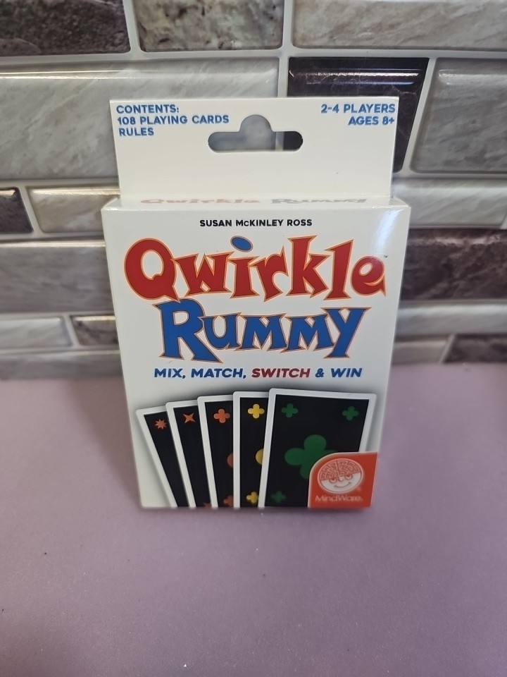 Qwirkle Rummy [Board Game, 2-4 Players] NEW Family Card Game