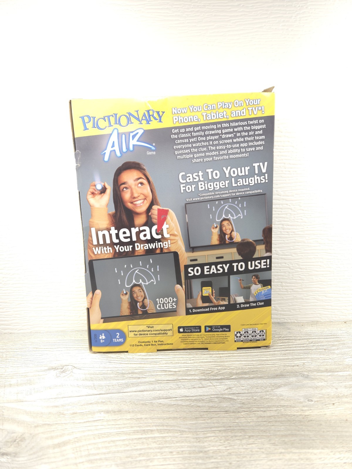 PICTIONARY AIR Family Drawing Game UNOPENED NEW IN BOX App Smart Device Mobile
