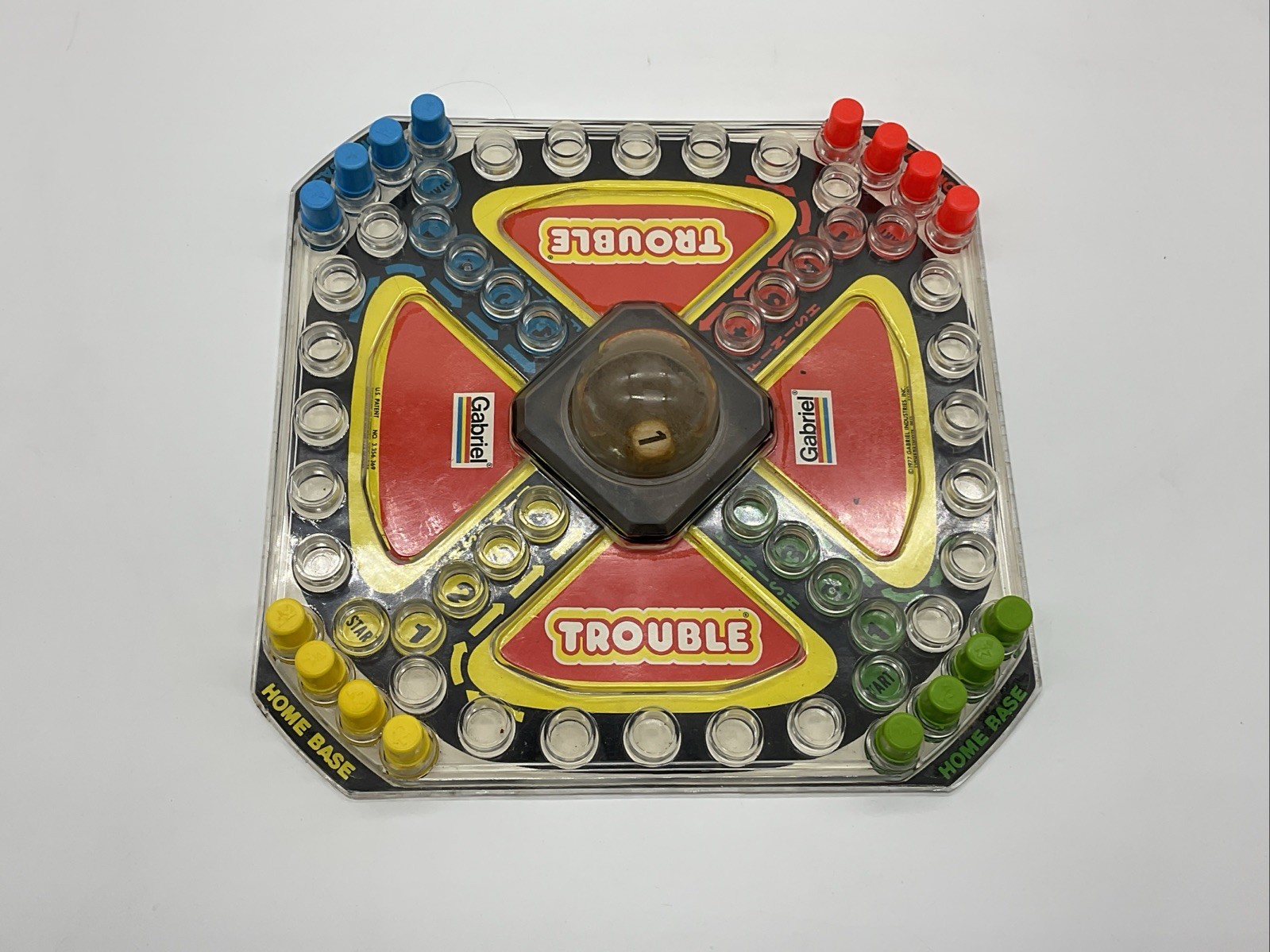 VINTAGE 1977 Gabriel Trouble Pop-O-Matic Game COMPLETE