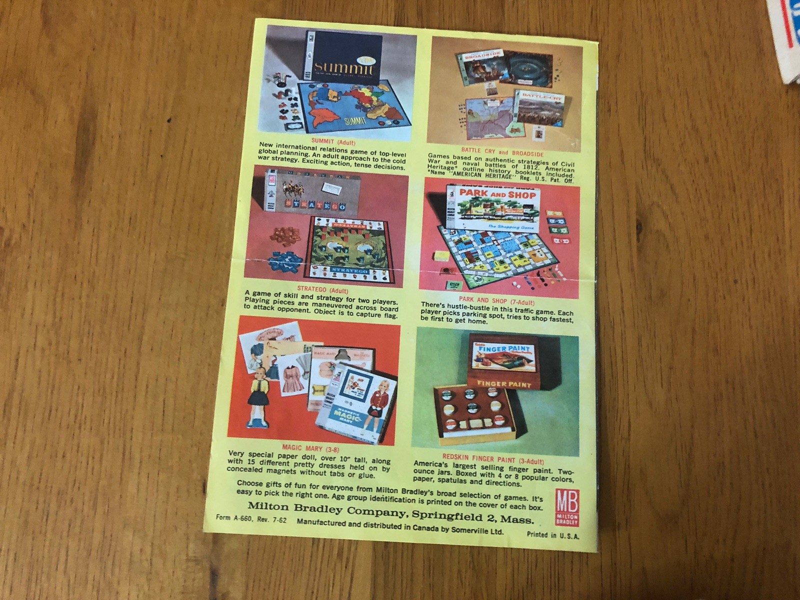 VINTAGE 1962 PASSWORD VOLUME 2 MILTON BRADLEY GAME #4260 USA MADE