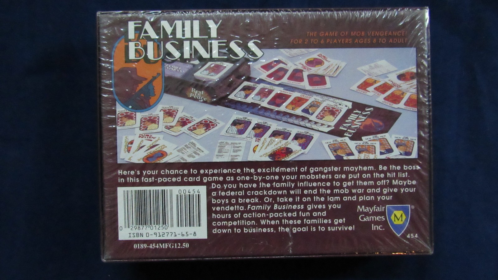 Family Business Card Game – New – Mob Mafia- Rare Edition – Mayfair Games #454