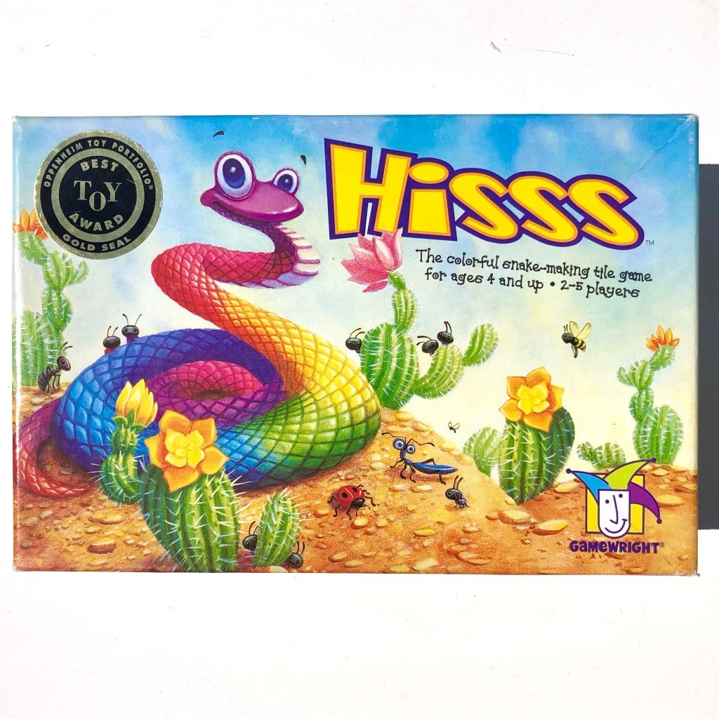 HISSS Colorful Snake Making Tile Matching Game Gamewright Complete 2006 AS IS