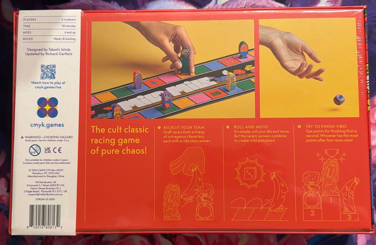 Brand New Factory Sealed Magical Athlete Board Game CMYK Takashi Ishida