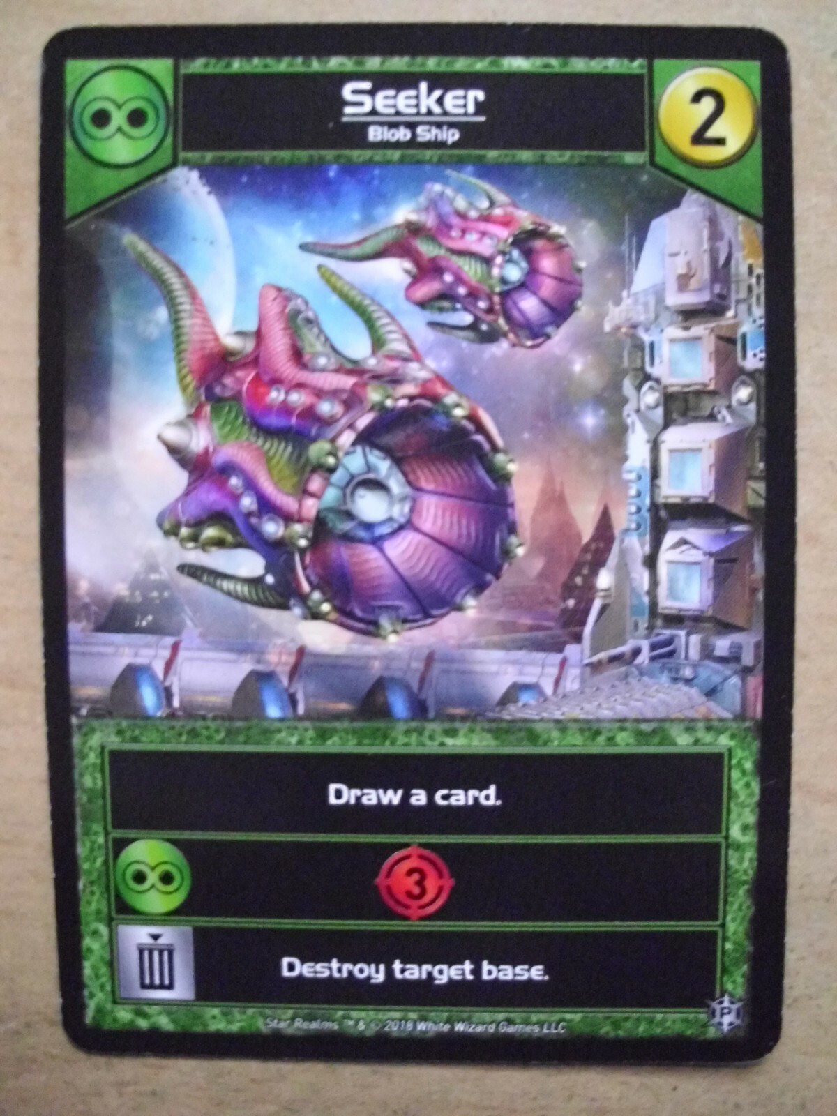 English Language Promo Card Seeker for “Star Realms”