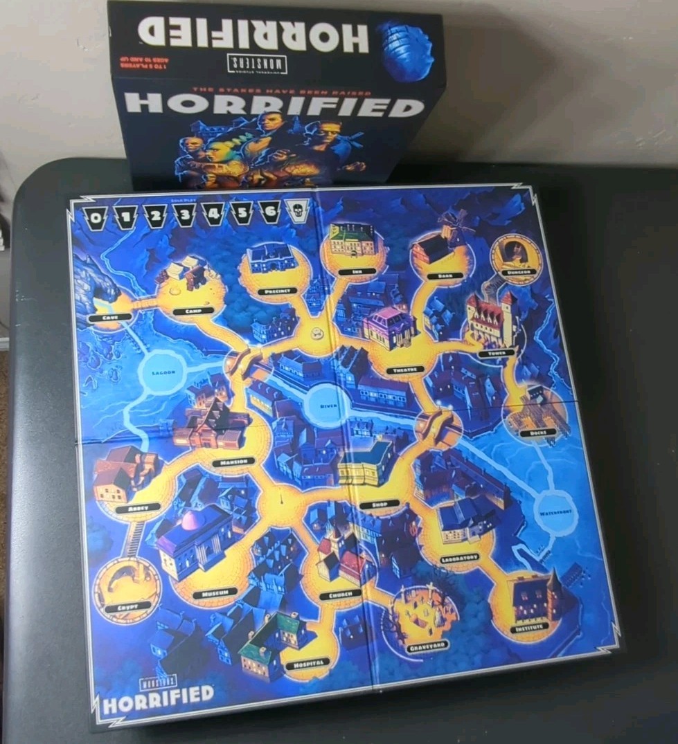 Horrified Universal Monsters Strategy Board Game New Open Box Never Played