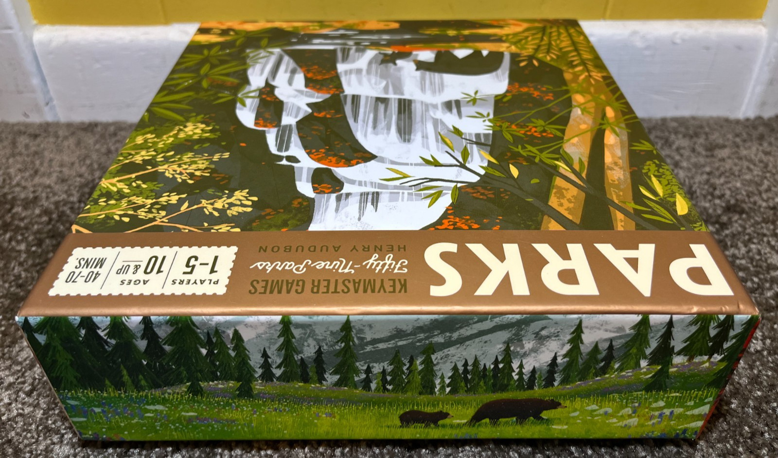 Keymaster Games PARKS Board Game + Wildlife Expansion, 100% Complete, VG++