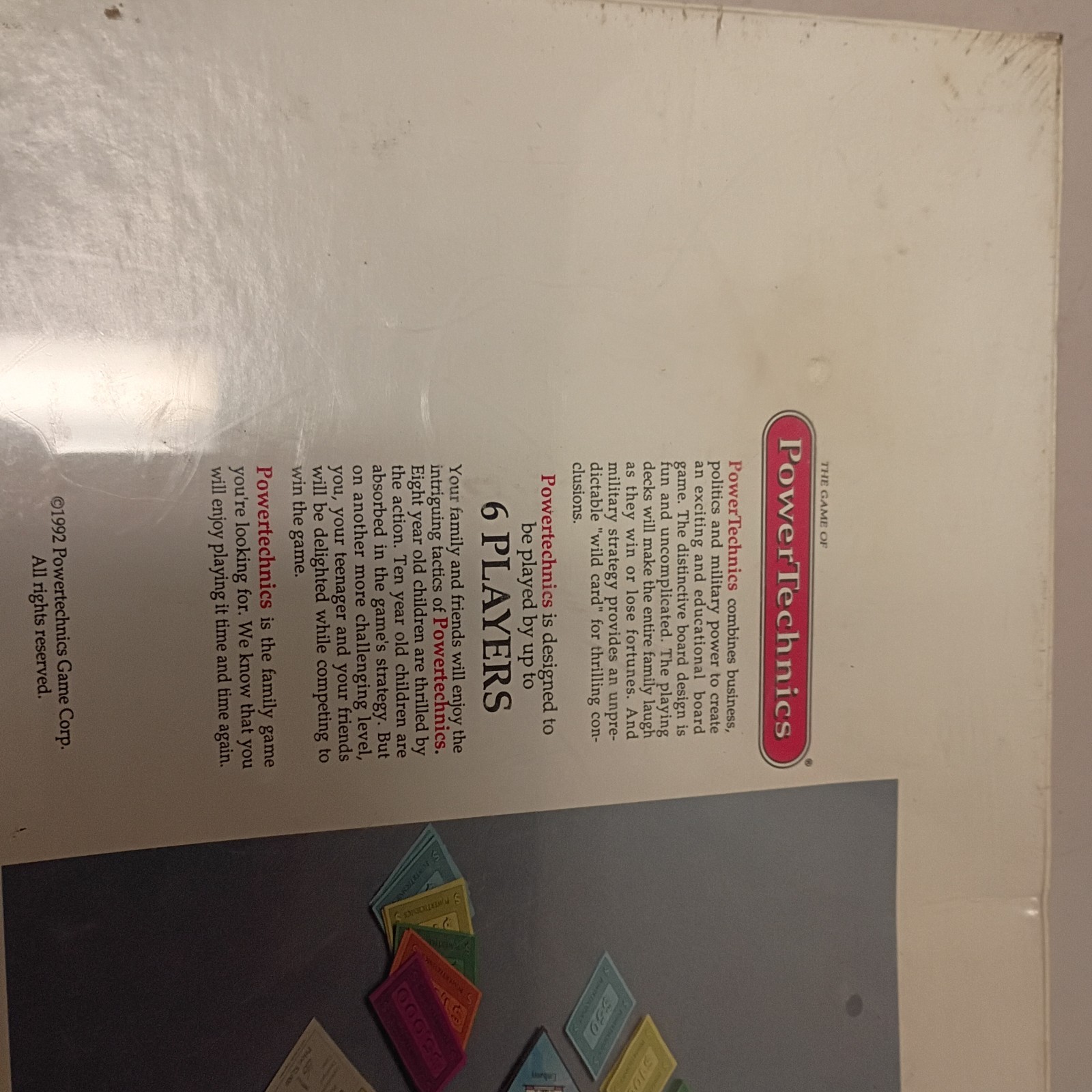 Power Technics Board Game Finance Politics Military Power NEW SEALED! Rare