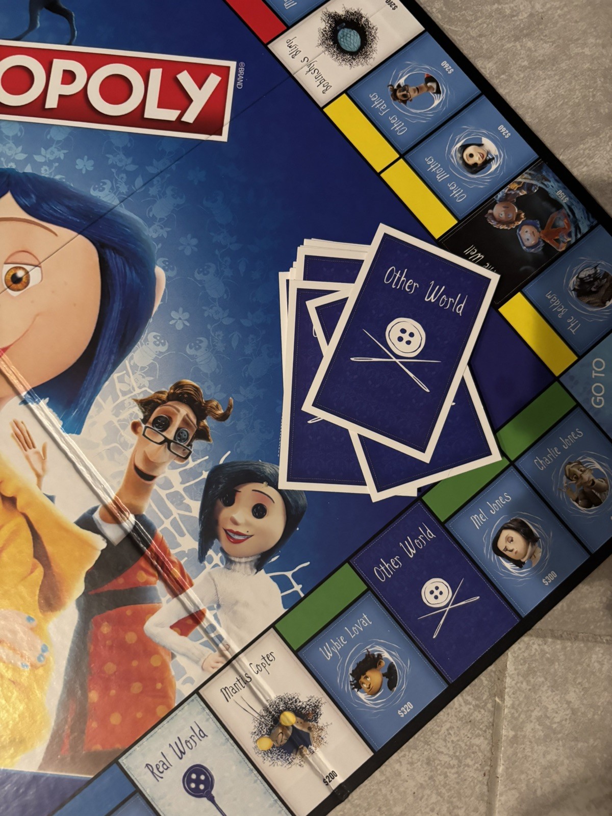 Coraline Monopoly Board Game Laika Rare Collectibles 2019 Edition Hasboro