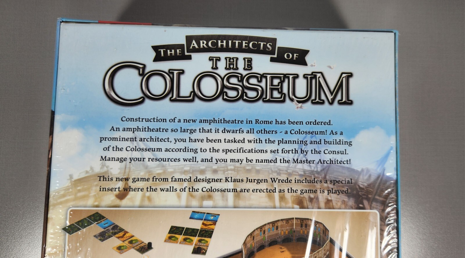 THE ARCHITECTS OF THE COLOSSEUM BOARD GAME VIENNA EURO NEW SEALED