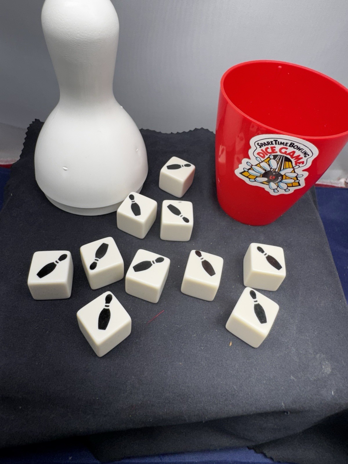 Vintage Spare Time Bowling Game Dice1950’s – 60’s Spare-Time