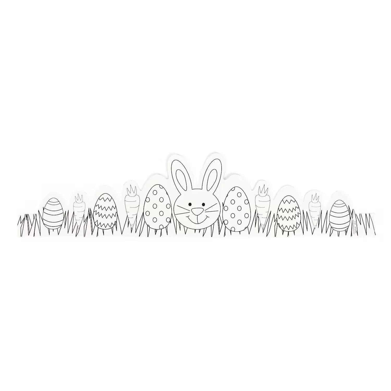Colorful and Fun Color Your Own Easter Crowns – 96 Pc. for Creative Kids