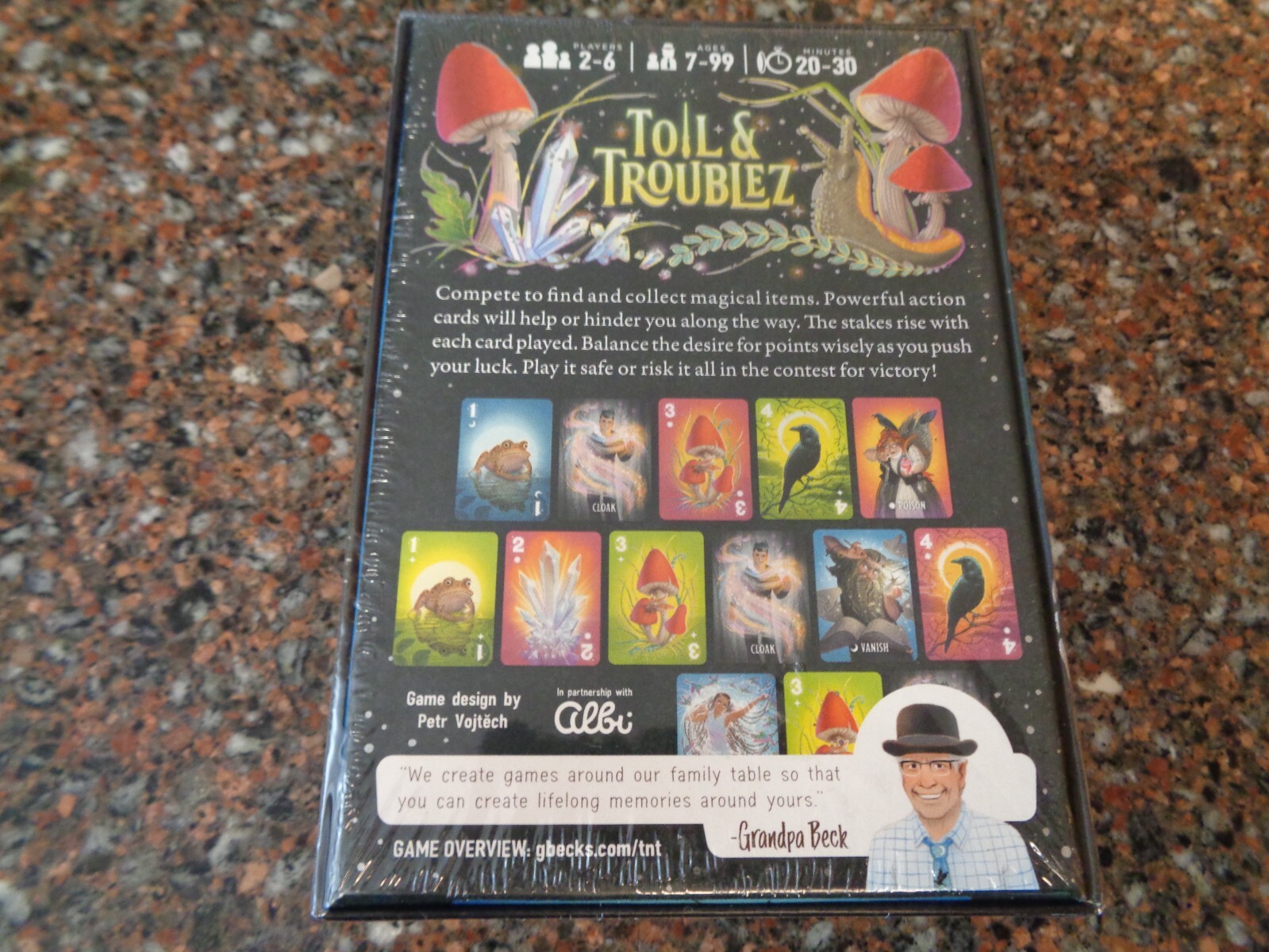 Toil & Troublez Card Game (Brand New, Sealed) Grandpa Beck’s Games
