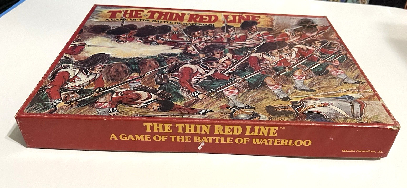THIN RED LINE Napoleon Battle of Waterloo. Yaquinto. NEW UNPUNCHED!