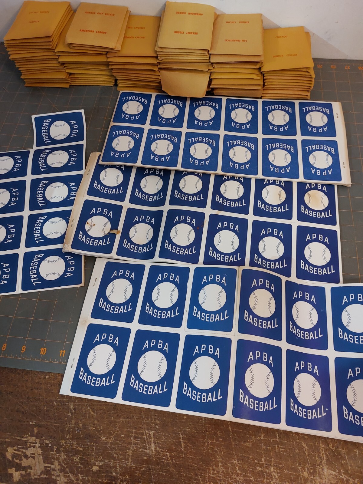 APBA Baseball Cards 1987 1988 1989 Player Cards Bulk Lot