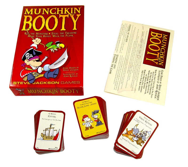 Munchkin Booty Revised Card Game Steve Jackson Games SJG 1459 Stand Alone