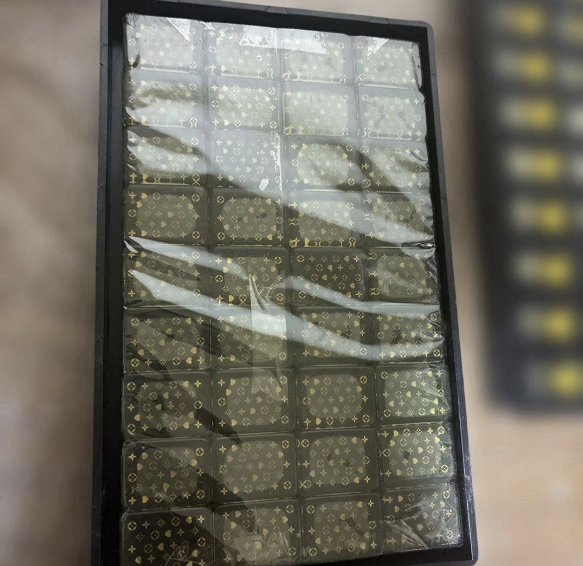 Louis Vuitton pattern Mahjong Tiles Set Sega rare limited Japan