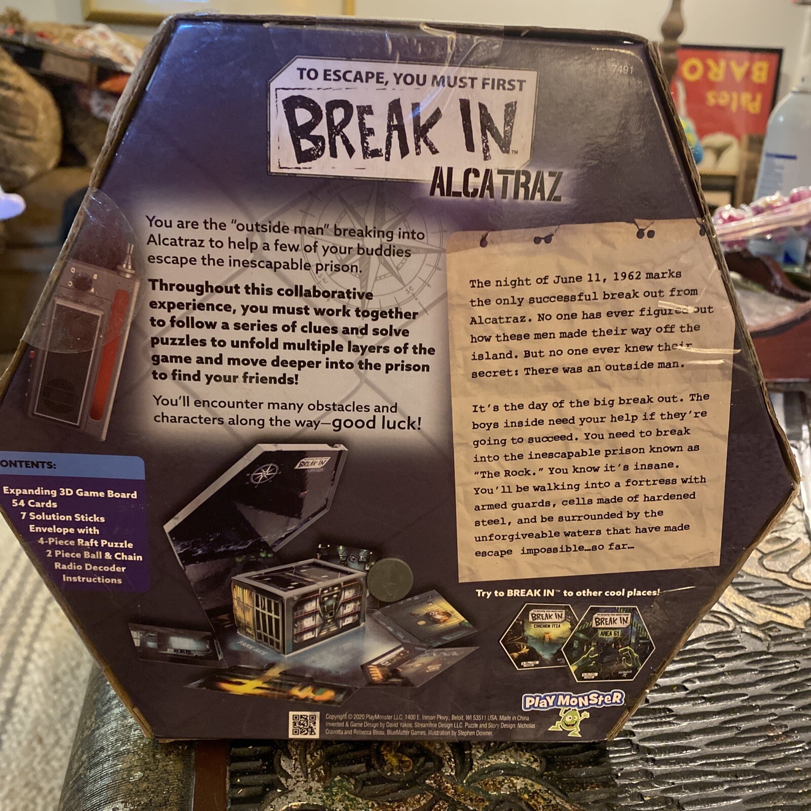 Play Monster Board Game Break In™ Alcatraz NEW SEALED