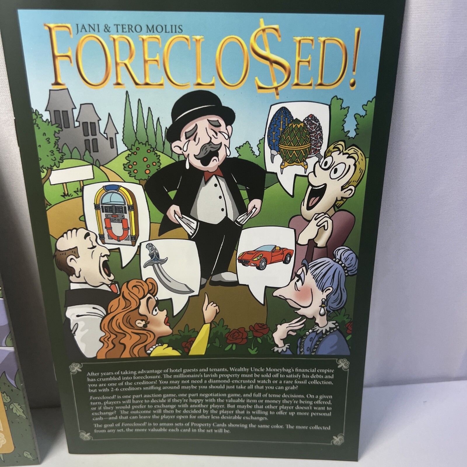 Mercury Games: Foreclosed! Board Game Mercury Games 13+ 2-6 Players 30 Minutes