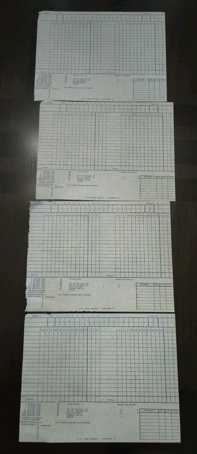 Vintage APBA World Series Baseball Game Complete 12 Teams + 1941 Flyer Ephemera