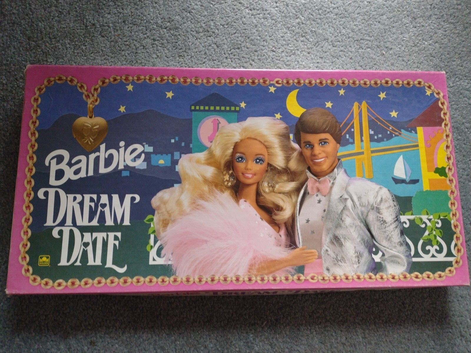 Barbie Dream Date Board Game 1992 Golden