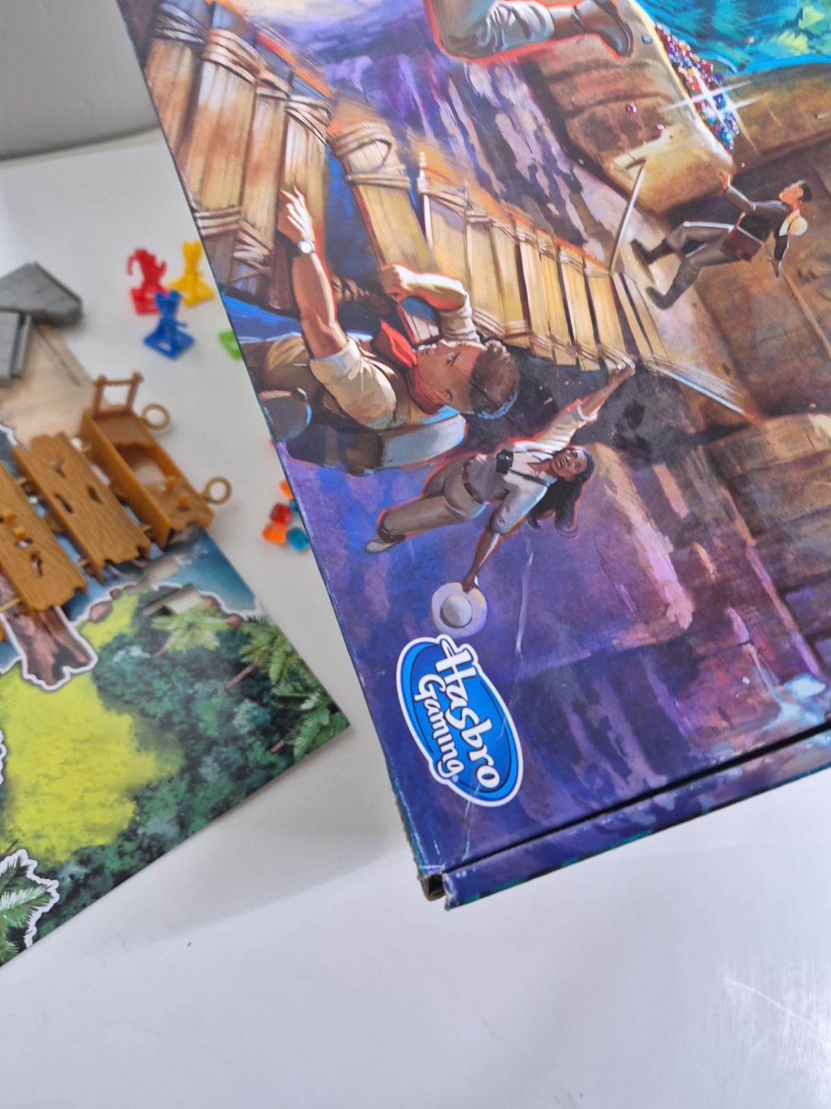Hasbro Forbidden Bridge Board Game 2021 Complete But Some Replacement Parts READ
