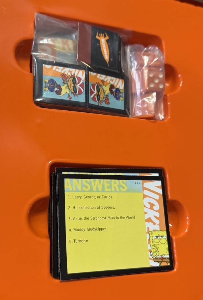 Ultimate Nickelodeon Trivia Game 2002 Tin Box 125 Bonus Questions – COMPLETE SET
