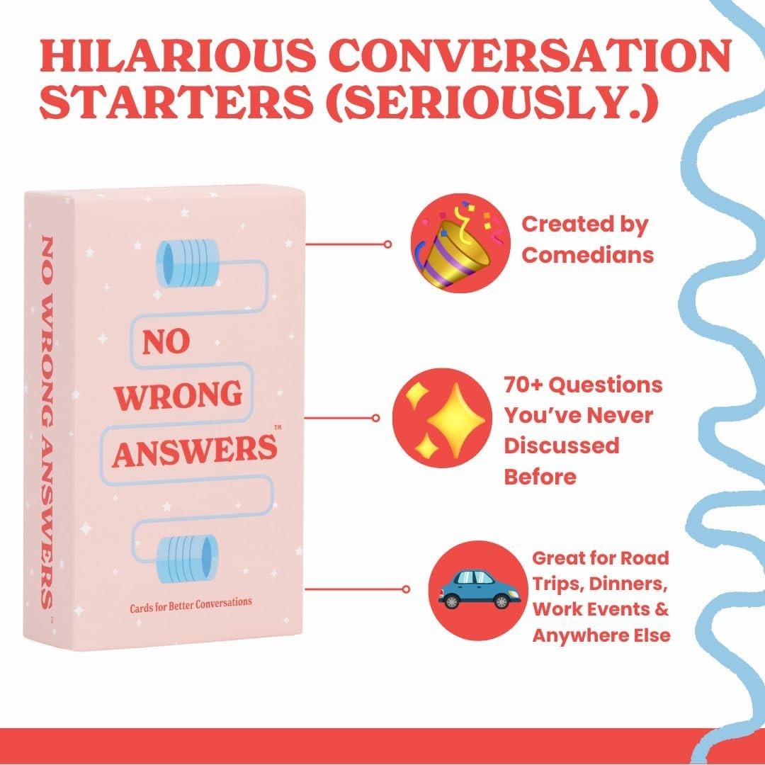 Hilarious Card Game, Conversation Starter – Fun Activity for Family, Teens, P…