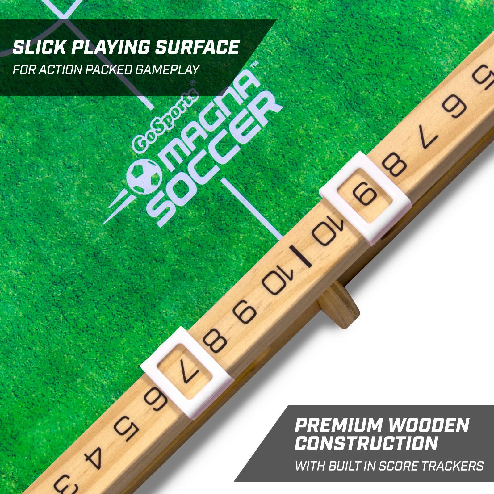 GoSports Magna Soccer Tabletop Board Game | Fast-Paced Magnet Game All Ages