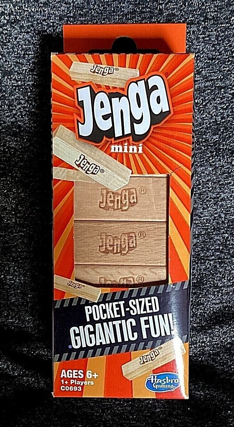 Jengi Mini, Pocket-Sized Fun! For ages 6+, 1 or more players