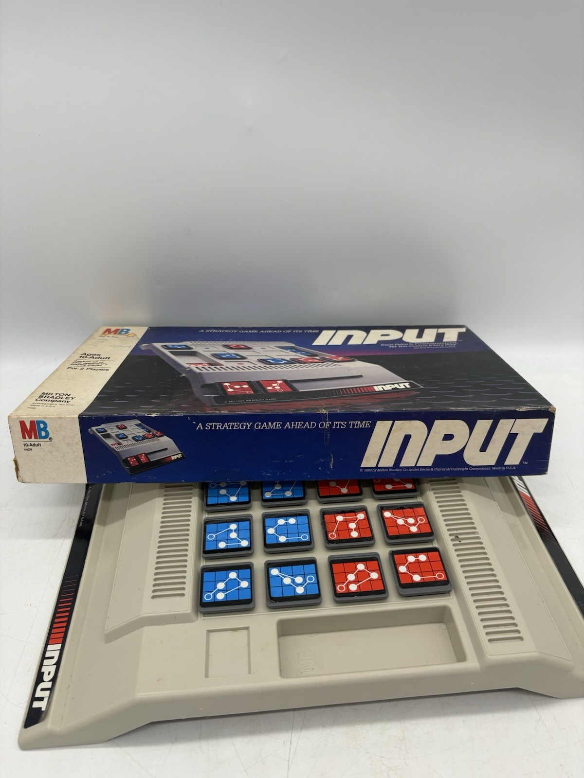 Vintage 1984 Input Strategy Board Game Milton Bradley COMPLETE *NO INSTRUCTIONS*