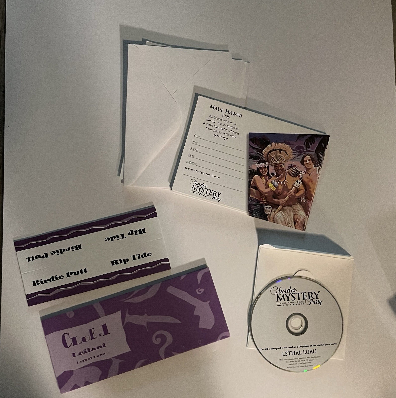 BePuzzled Lethal Luau Murder Mystery Dinner Party Game for 6-8 Players
