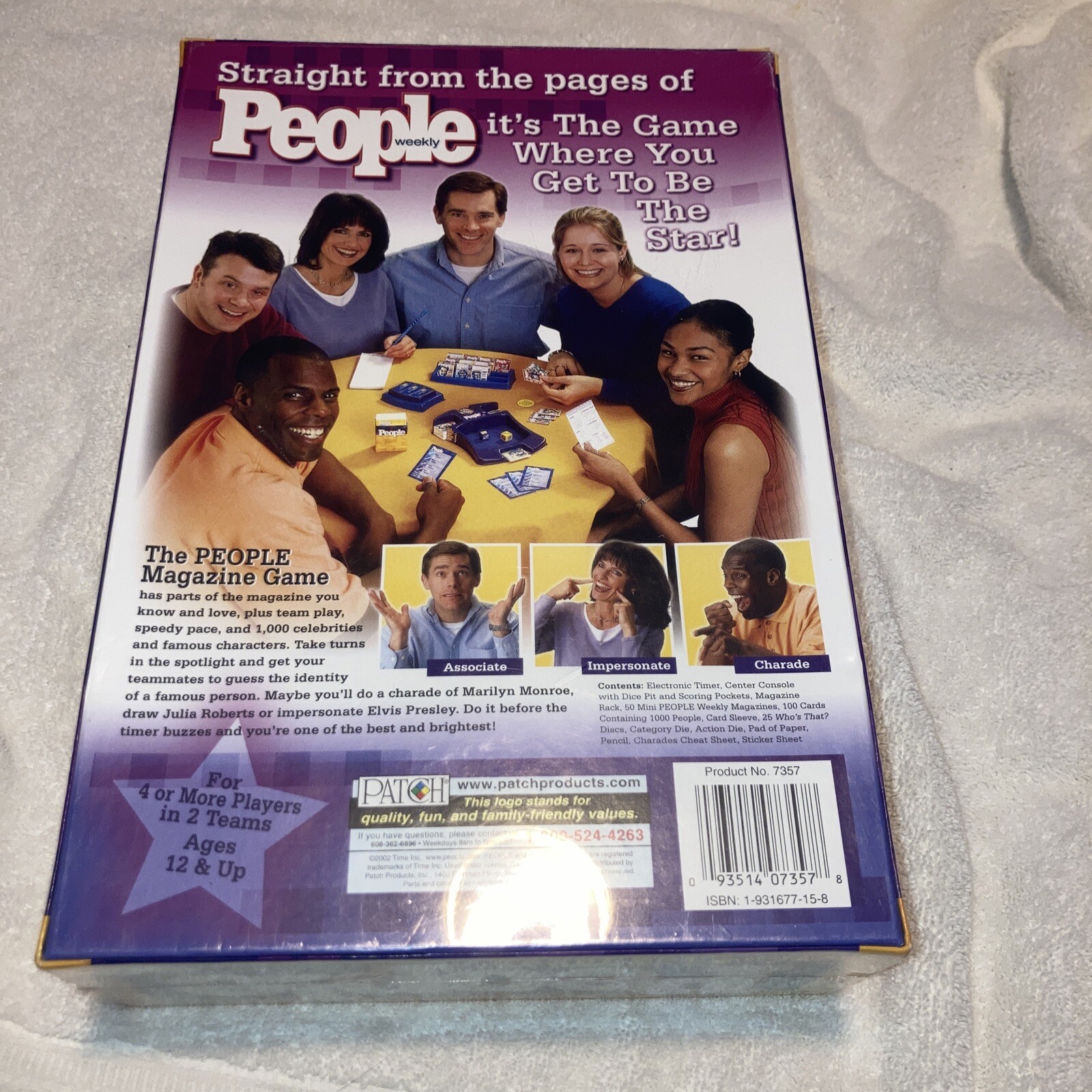 People Magazine Weekly Board Game Ages 12 Years & Up 2002 Brand NEW Sealed