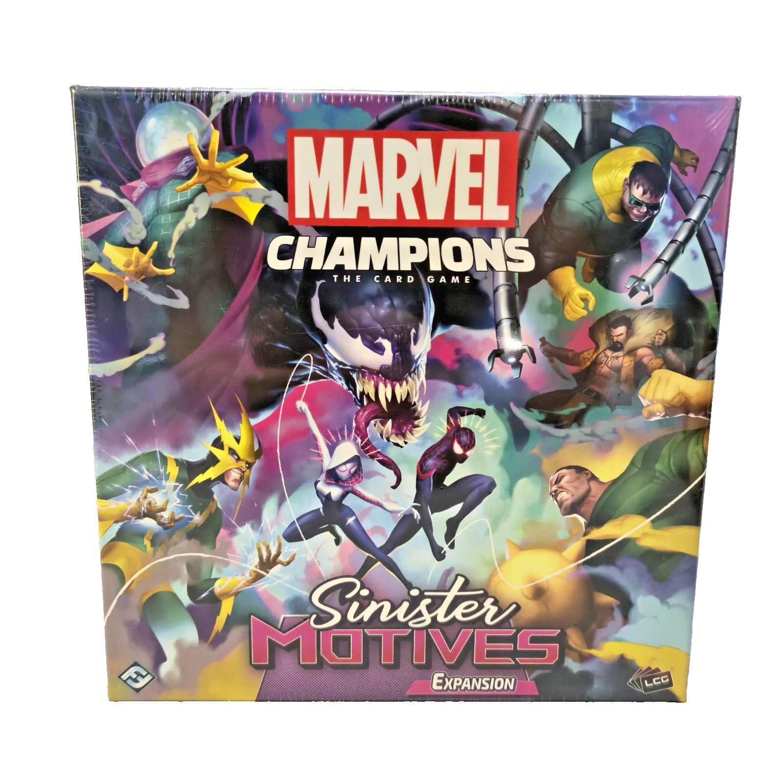 Marvel Champions Sinister Motives expansion Ghost Spider Miles Morales SEALED