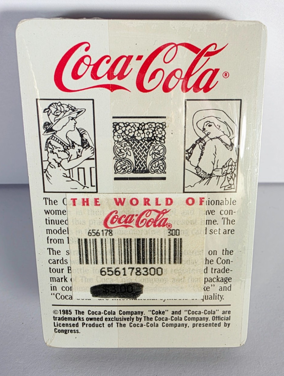 NEW SET 4 VINTAGE Classic Games Coca Cola Yahtzee, Playing Cards & Coke Domino