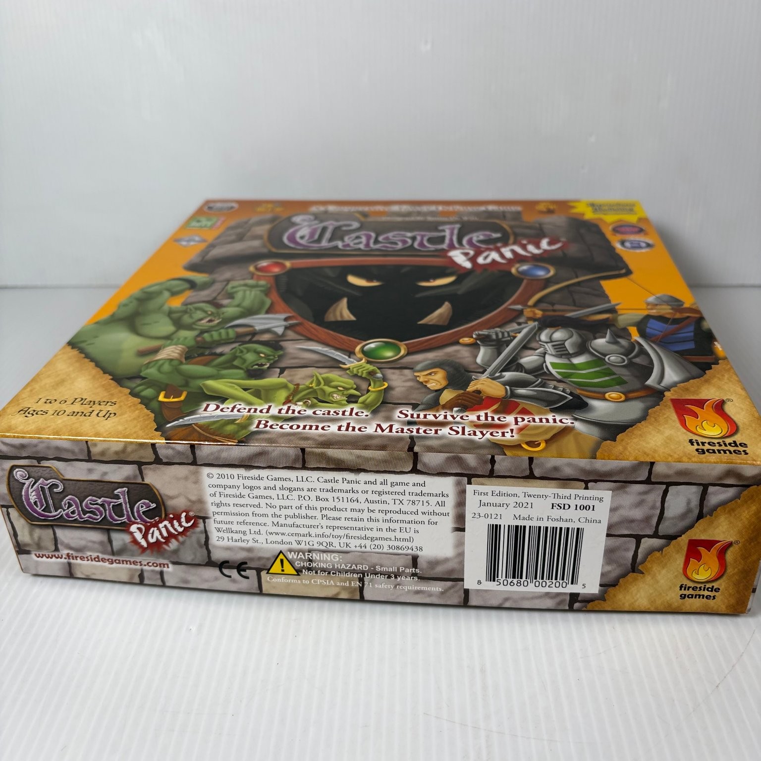 Castle Panic Fireside Games Board Game 1-6 Players 2020 Unplayed Open Box