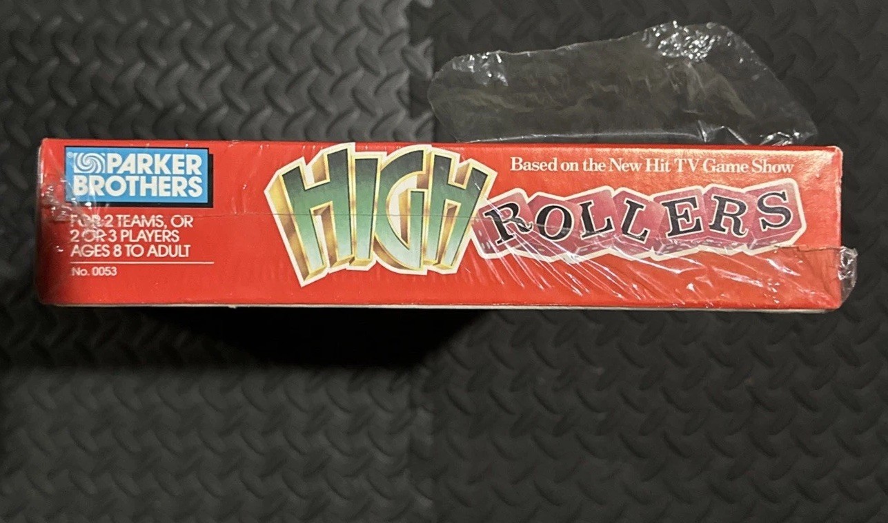 Vintage 1988 High Rollers TV Game Show Board Game Parker Brothers sealed